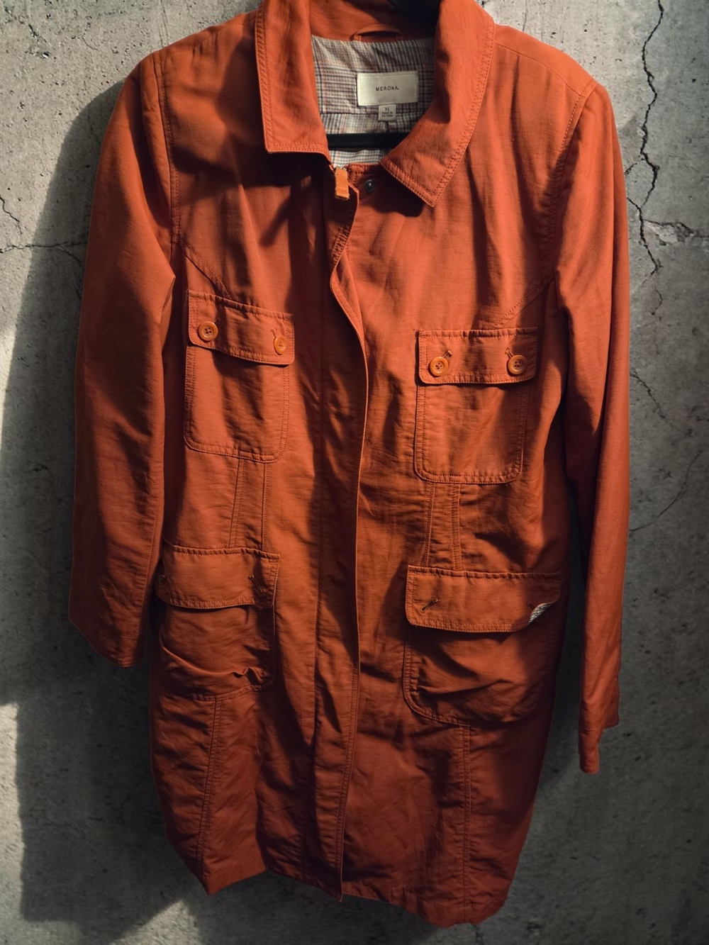 Merona Rust Orange Utility Jacket